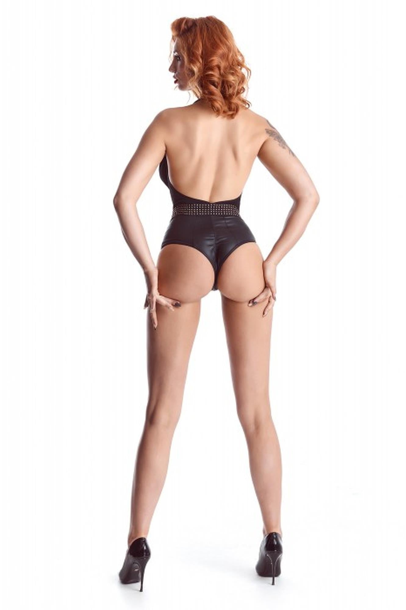 4-Bielizna-SAMANTHA001 body czarne M-4