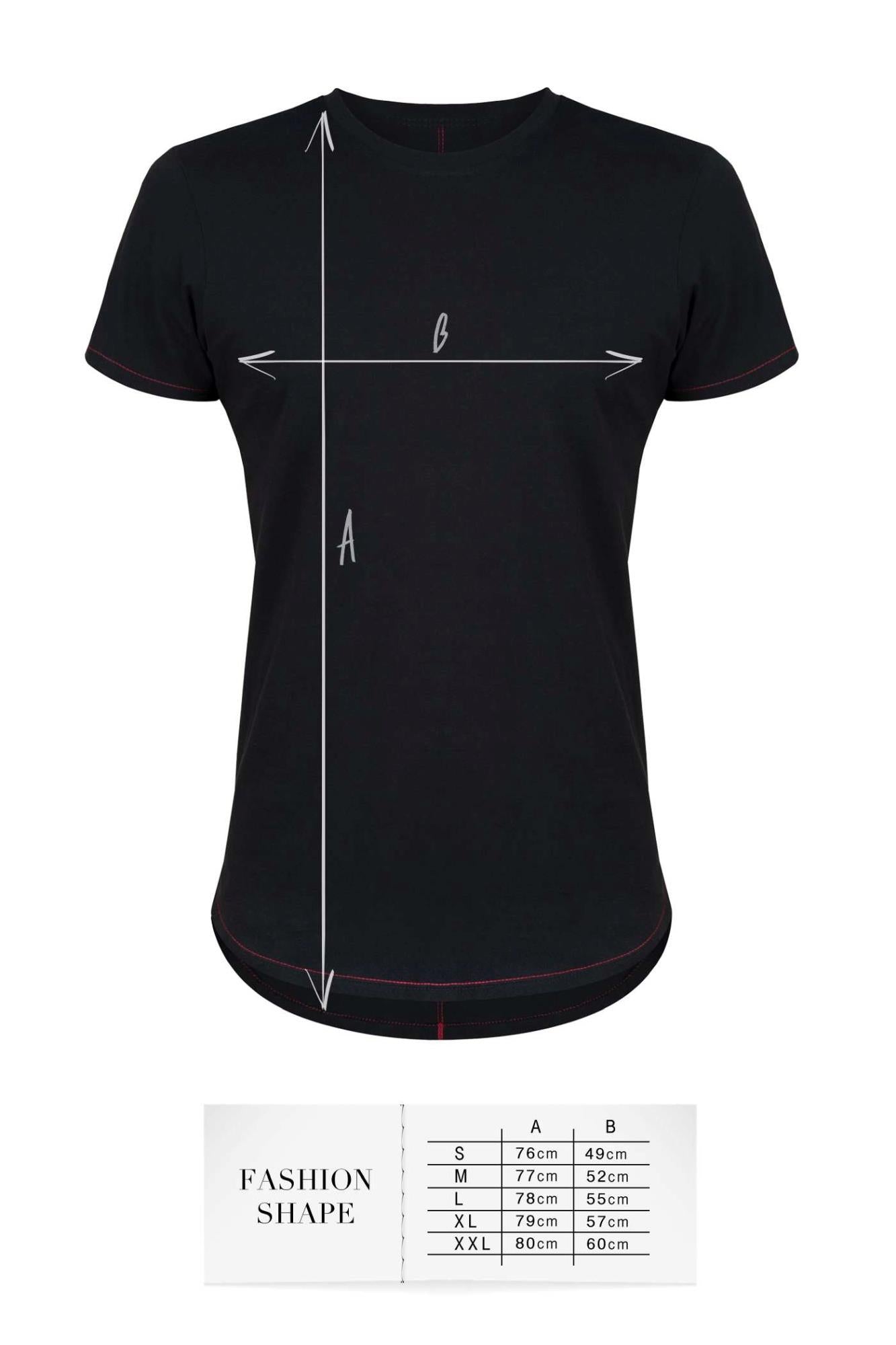 4-T-shirt men black M fashion-4