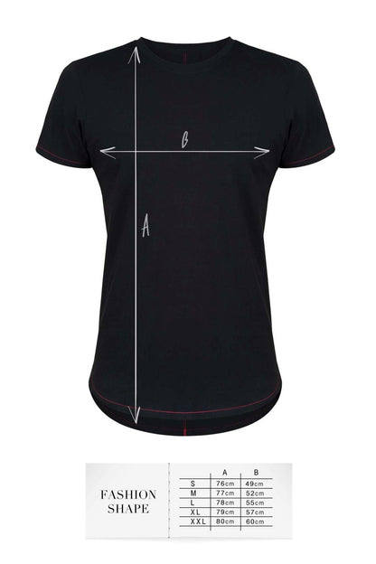 4-T-shirt men black L fashion-4