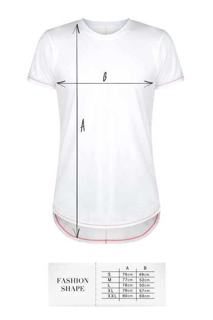 4-T-shirt men white M fashion-4