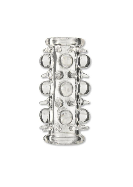 1-Stymulująca pobudzająca nakładka na penisa żelowa-1