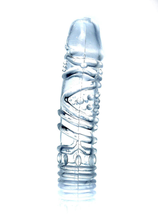 2-Nakładka na penisa realistyczna z wypustkami 14cm-2