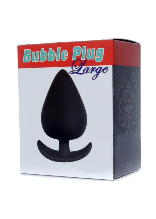 1-Gładka czarna zatyczka analna duży korek sex plug-1