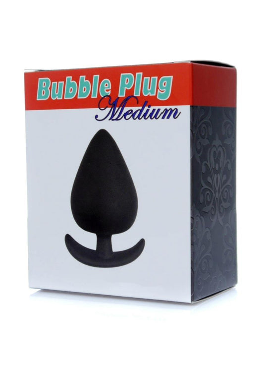 1-Gładka czarna zatyczka analna korek sex plug 8cm-1