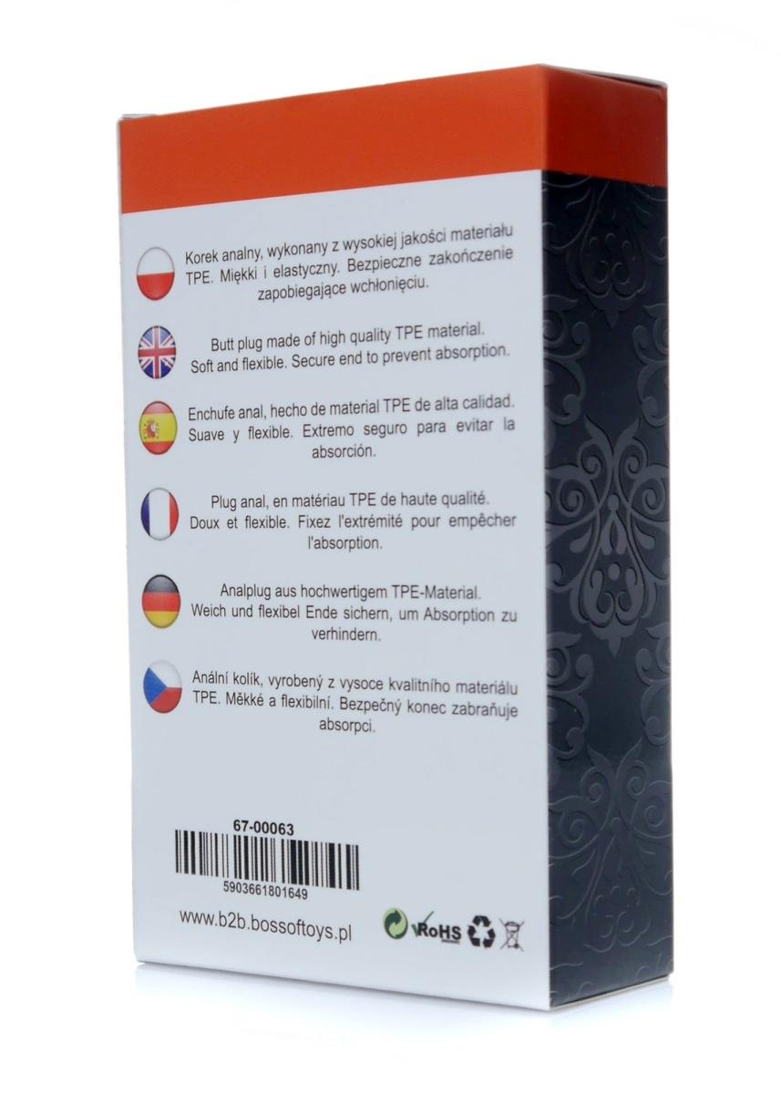 4-Zatyczka analna korek wtyczka do pupy erotyka 9cm-4