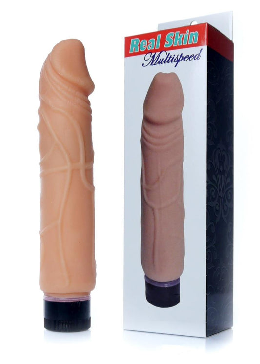 1-Wibrator z cyberskóry naturalny członek penis 22cm-1