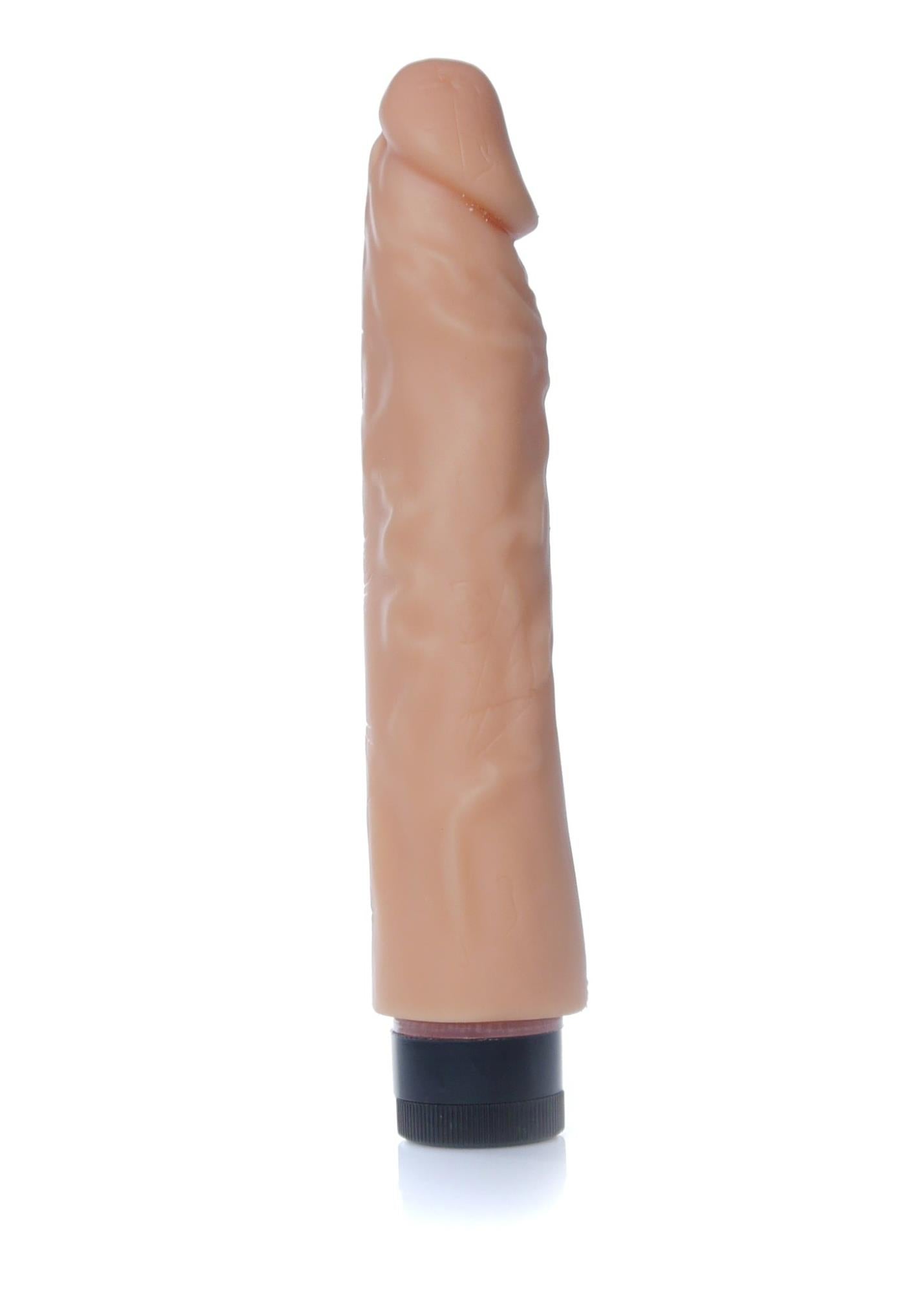 1-Wibrator z cyberskóry naturalny członek penis 23cm-1
