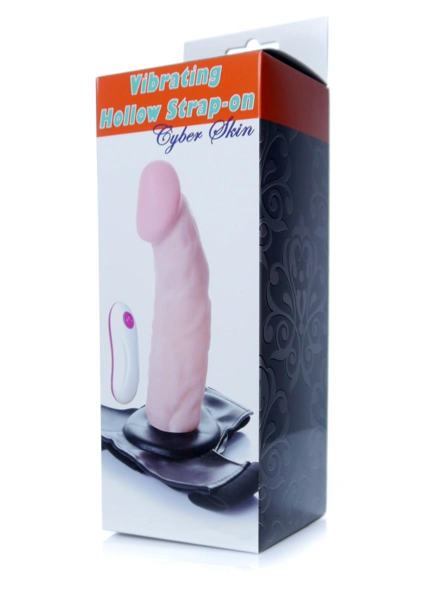 8-Strapon z cyberskóry dla mężczyzn pusty penis 20cm-8