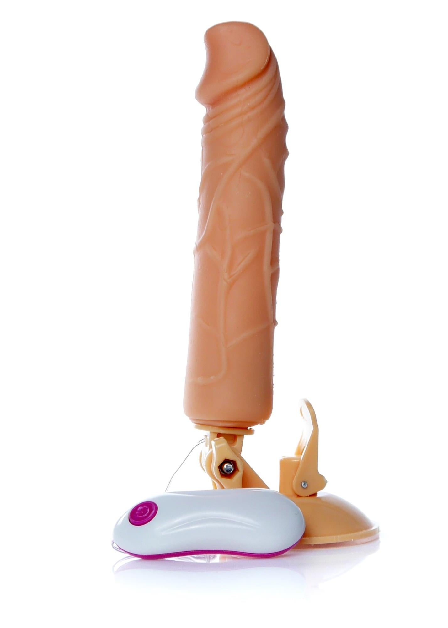 2-Dildo z przyssawką pilotem penis realistyczny 24cm-2