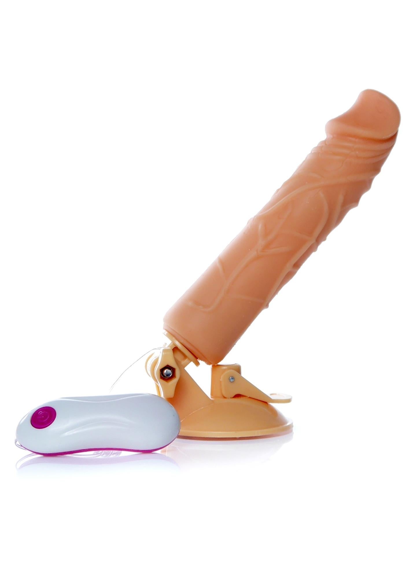 3-Dildo z przyssawką pilotem penis realistyczny 24cm-3