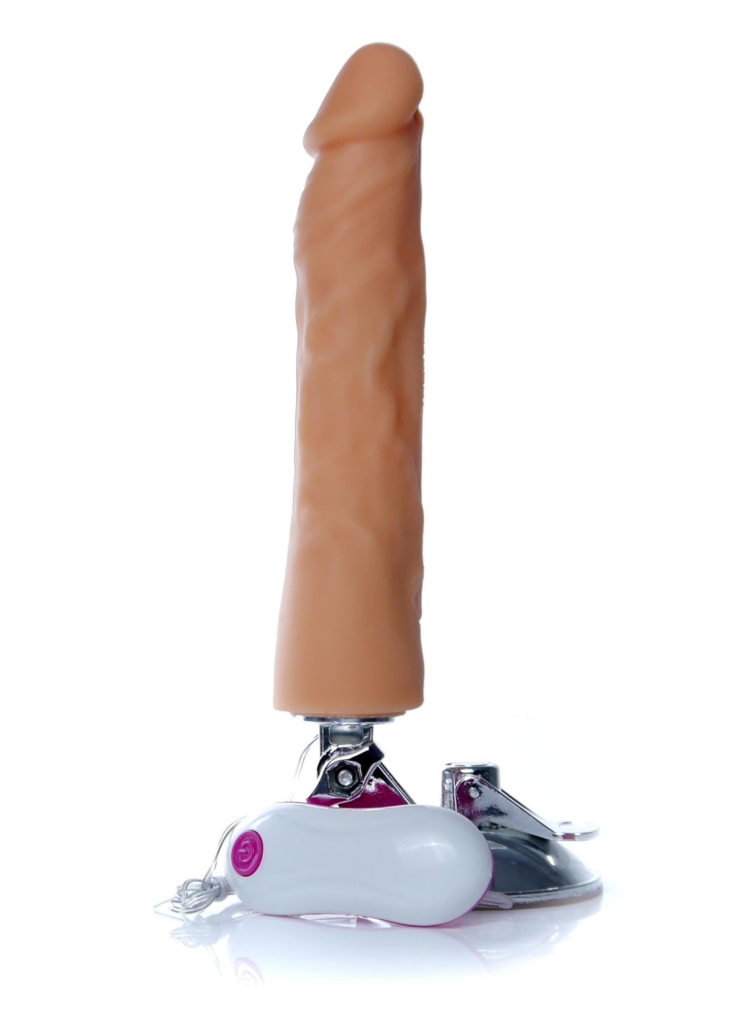 1-Wibrator z przyssawką pilotem realistyczny 26cm-1