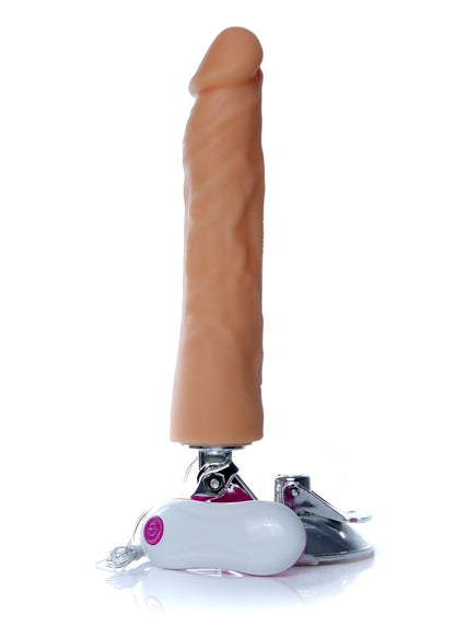 1-Wibrator z przyssawką pilotem realistyczny 26cm-1
