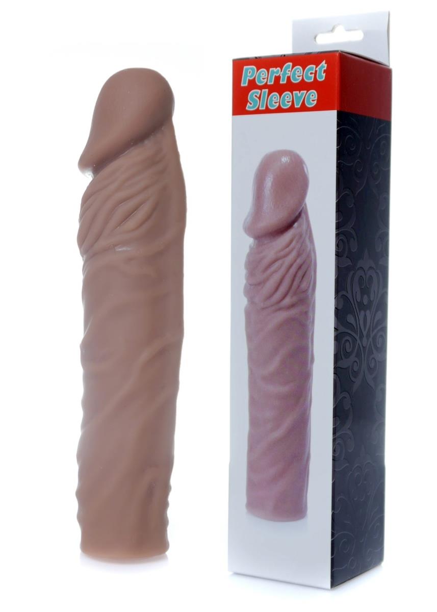 1-Przedłużająca nakładka na penisa realistyczna +4cm-1
