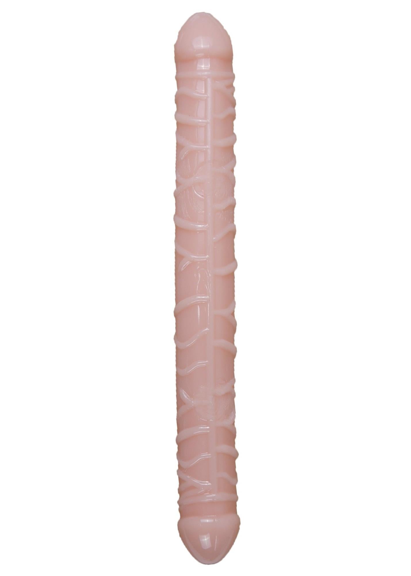 1-Penis podwójny dildo z żyłami sex lesbijski-1