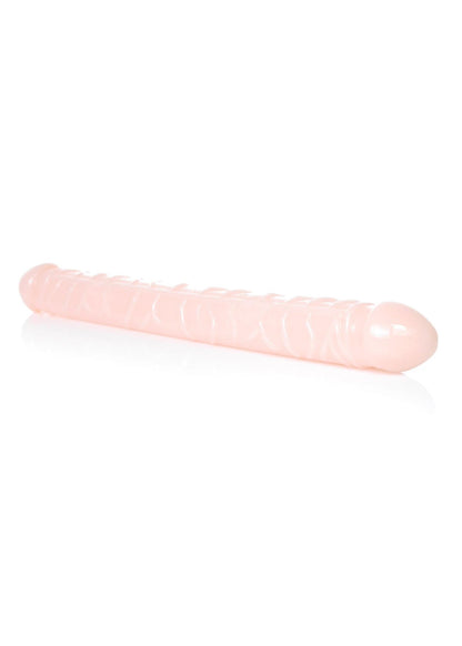 2-Penis podwójny dildo z żyłami sex lesbijski-2