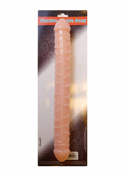 5-Penis podwójny dildo z żyłami sex lesbijski-5