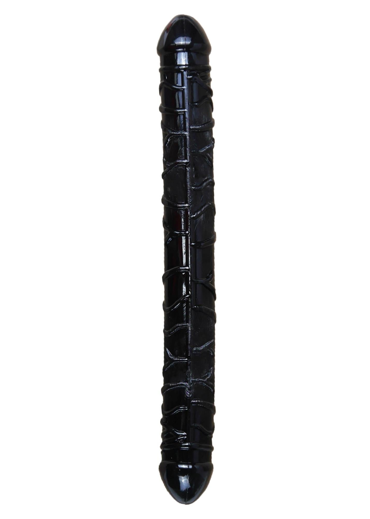 1-Podwójne dildo z żyłami penetracja sex lesbijskie-1