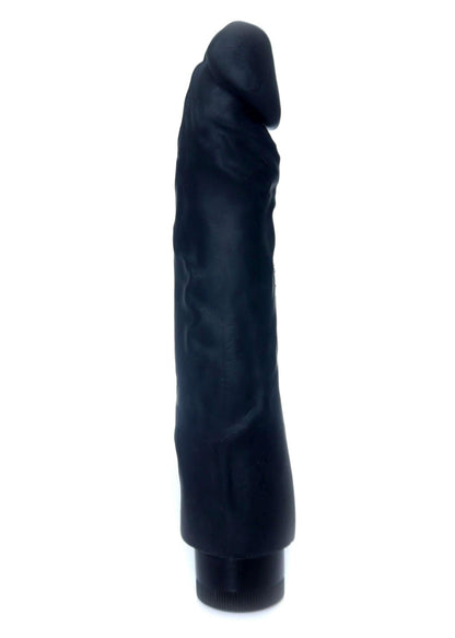 2-Wibrator czarny penis członek realistyczny 22cm-2