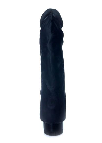 4-Wibrator czarny penis członek realistyczny 22cm-4