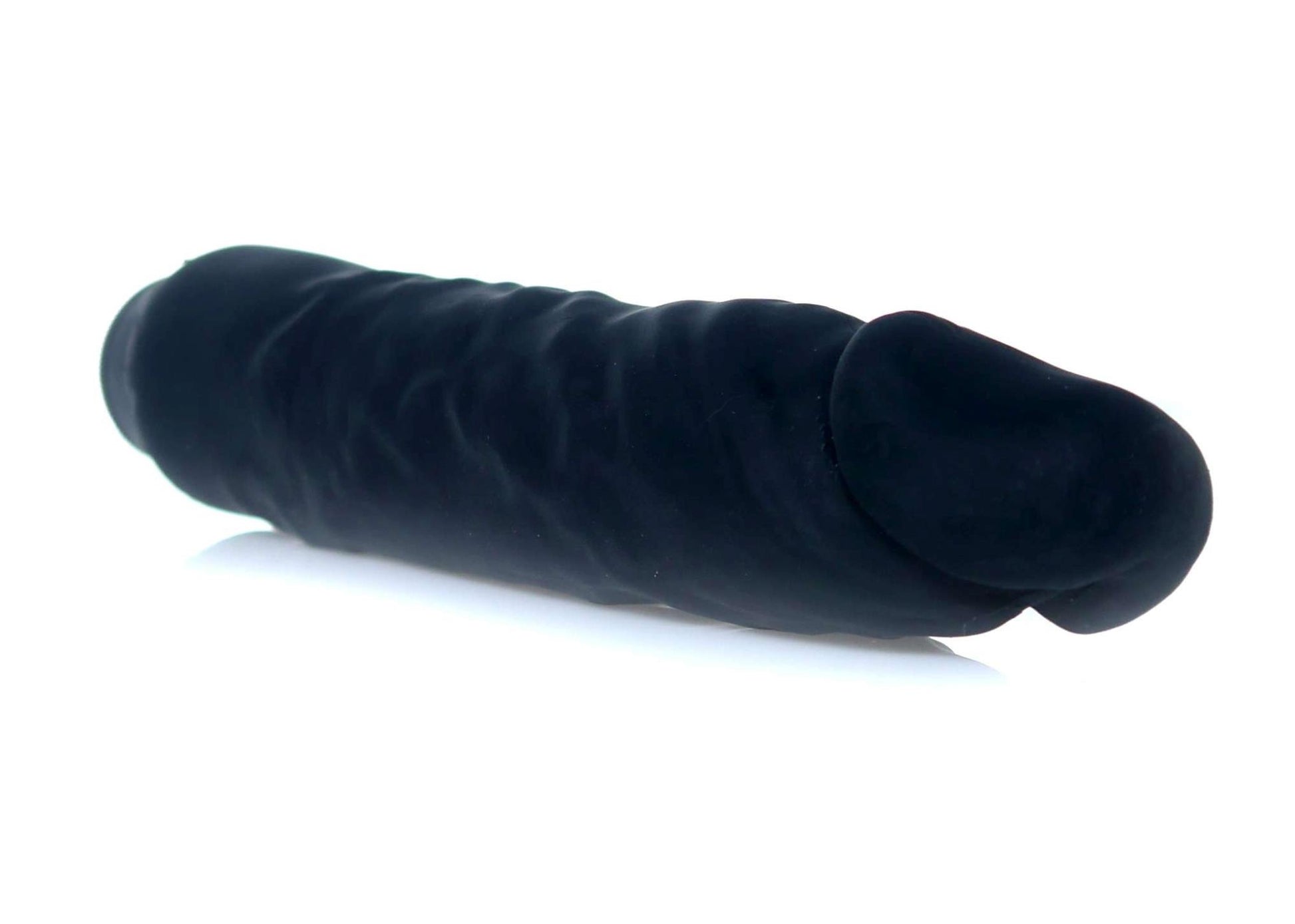 5-Wibrator czarny penis członek realistyczny 22cm-5