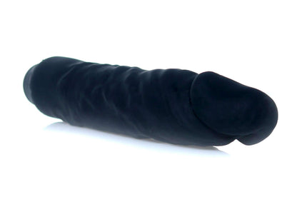5-Wibrator czarny penis członek realistyczny 22cm-5
