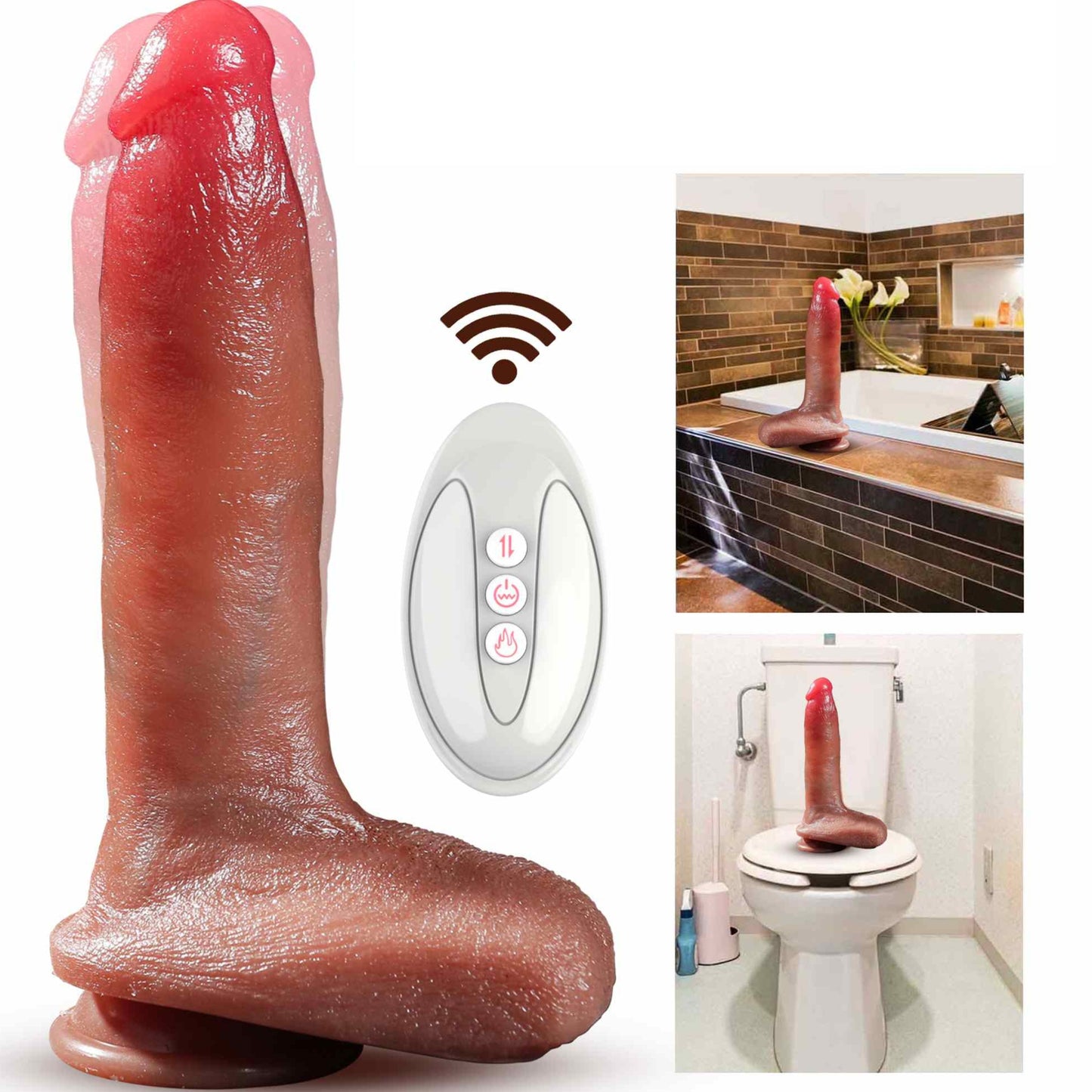 11-WIBRATOR REALISTYCZNY PENIS GÓRA DÓŁ EROTYKA-11