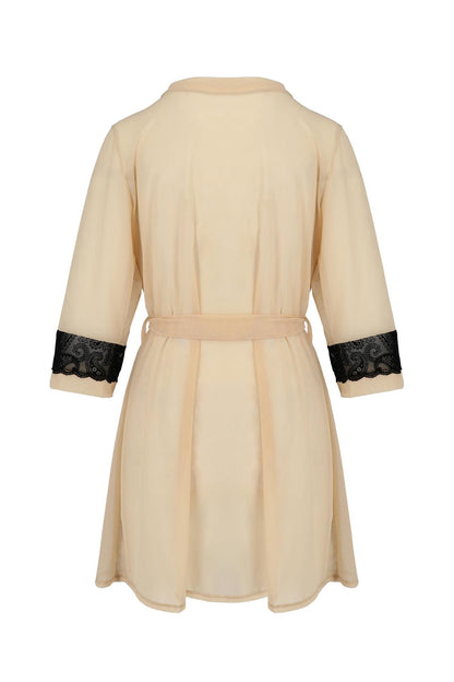 4-Bielizna-DAISY PEIGNOIR beige L/XL-4