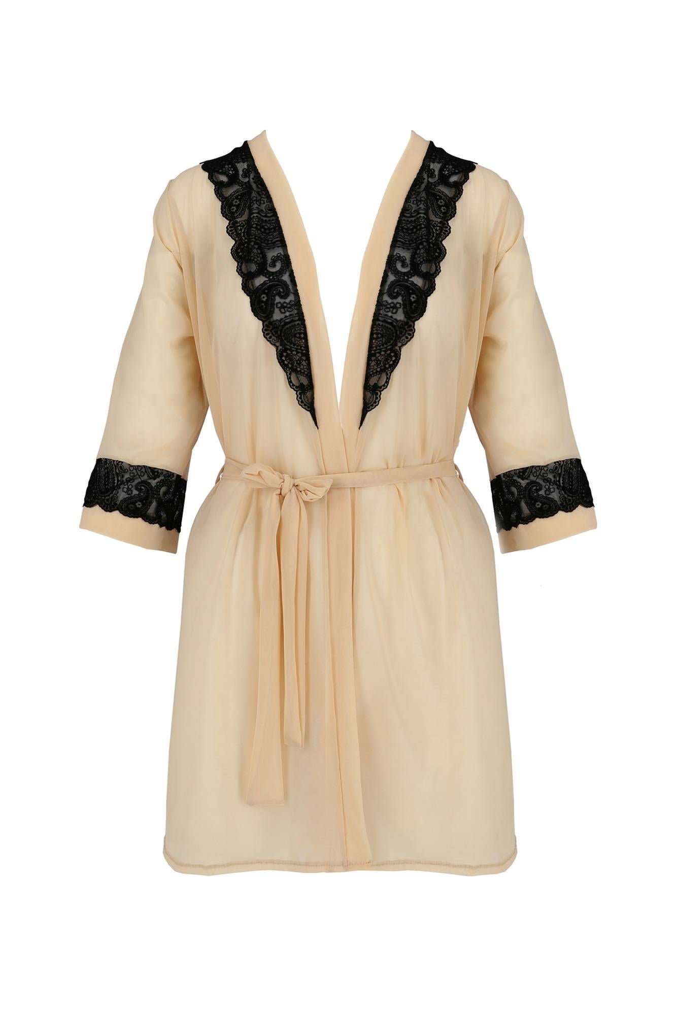 3-Bielizna-DAISY PEIGNOIR beige XXL/XXXL-3