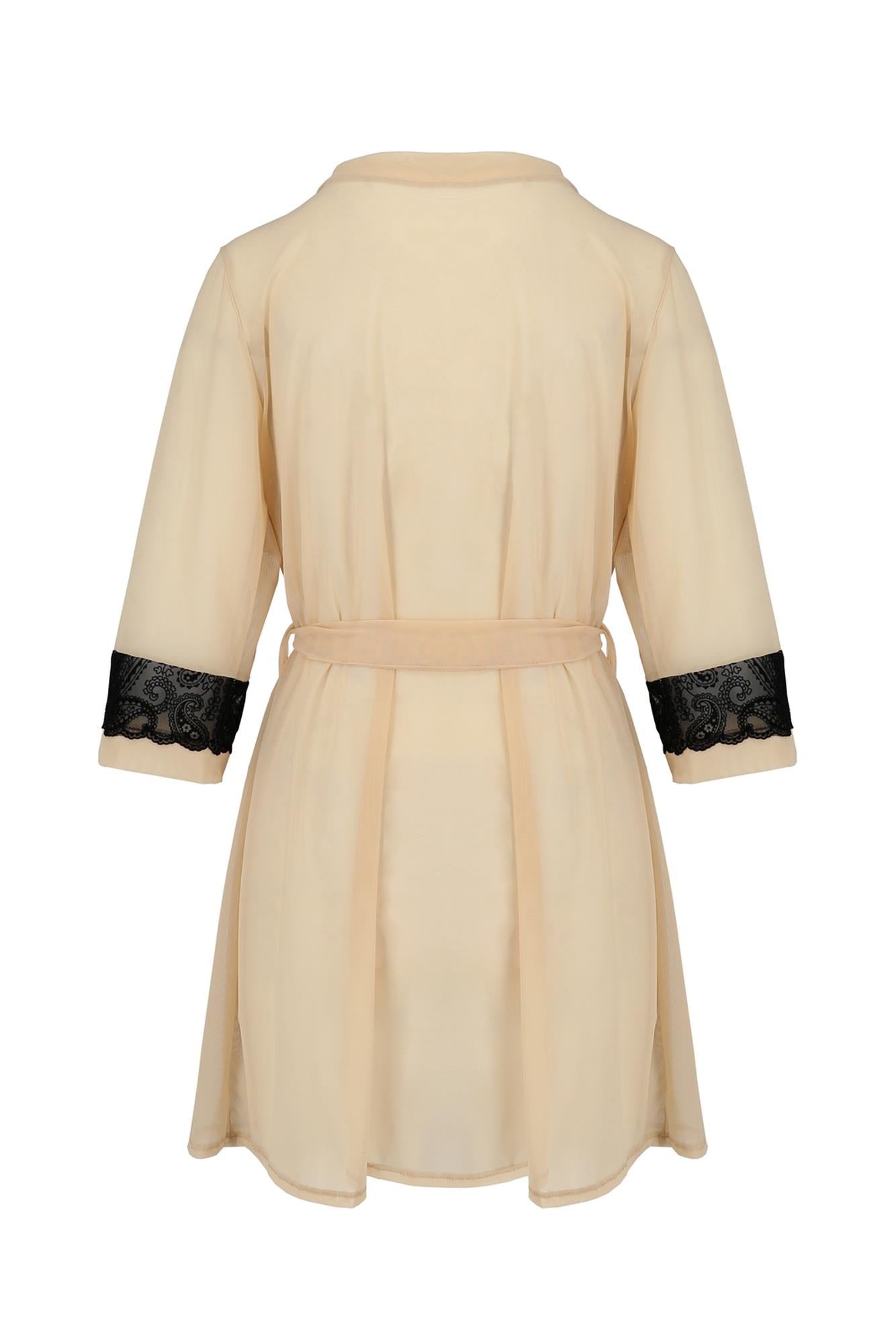 4-Bielizna-DAISY PEIGNOIR beige XXL/XXXL-4