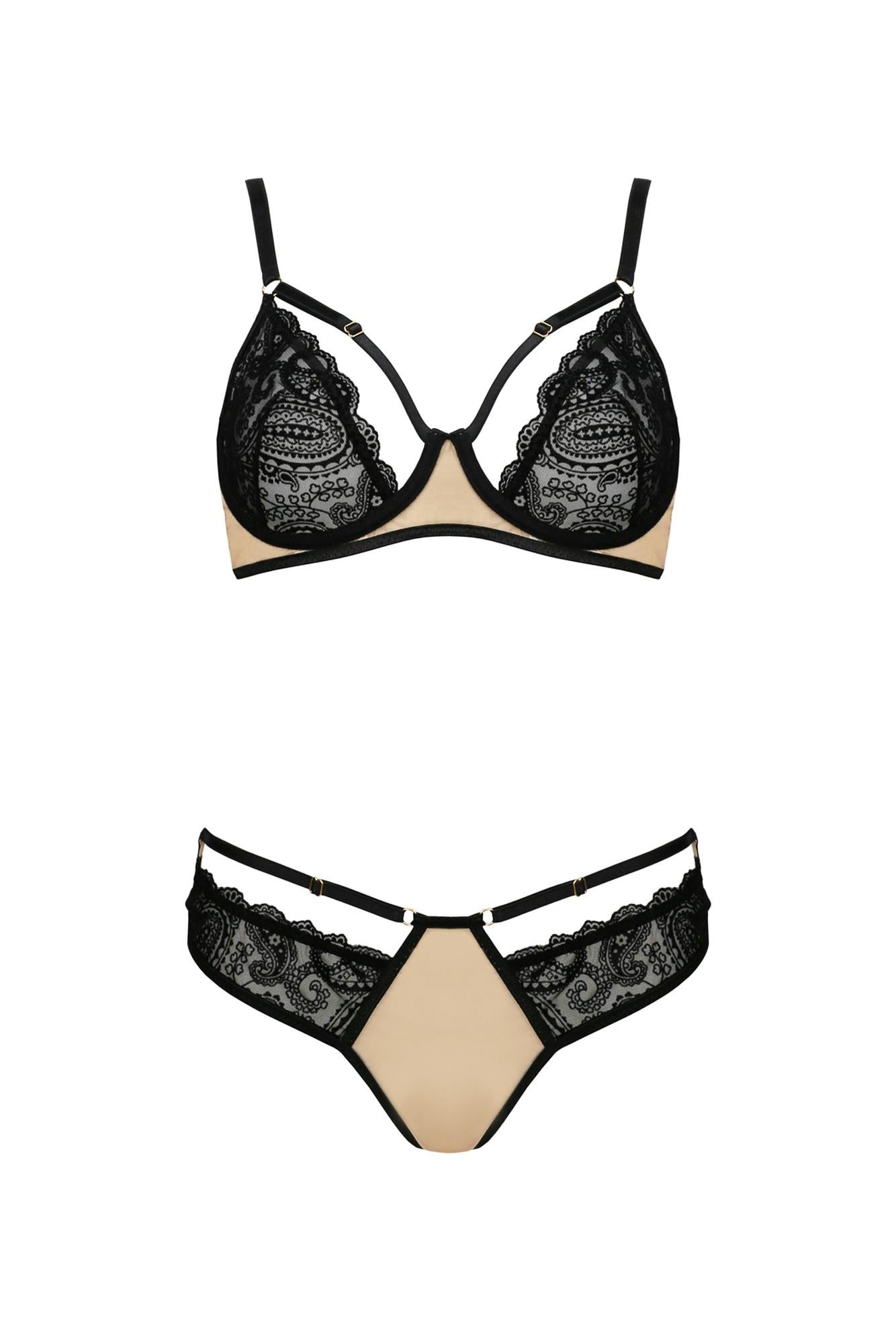 3-Bielizna-DAISY SET beige XXL/XXXL-3