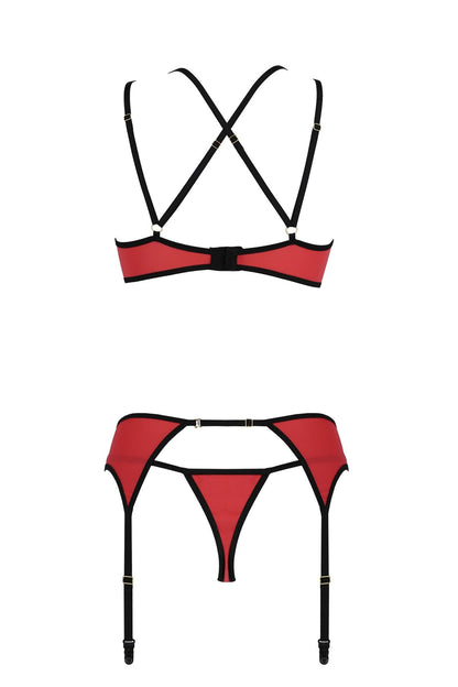 4-Bielizna-MAGNOLIA SET red XXL/XXXL-4