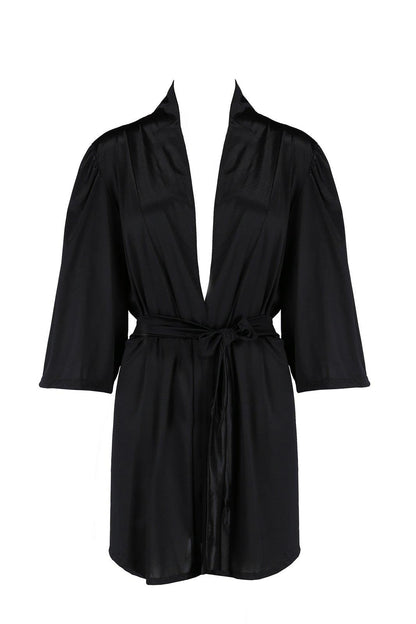 5-SYBILLA PEIGNOIR black S/M - Casmir-5