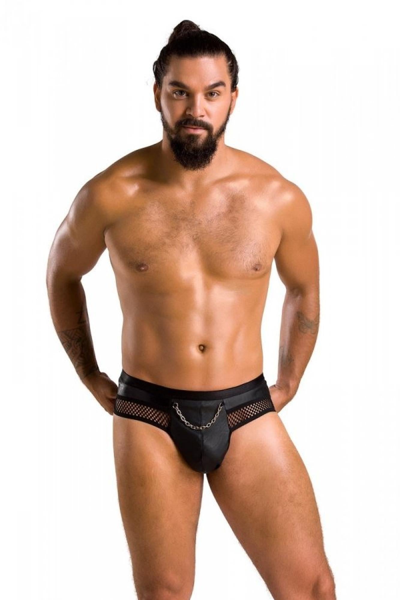 1-030 SLIP OPEN TOM black S/M - Passion-1