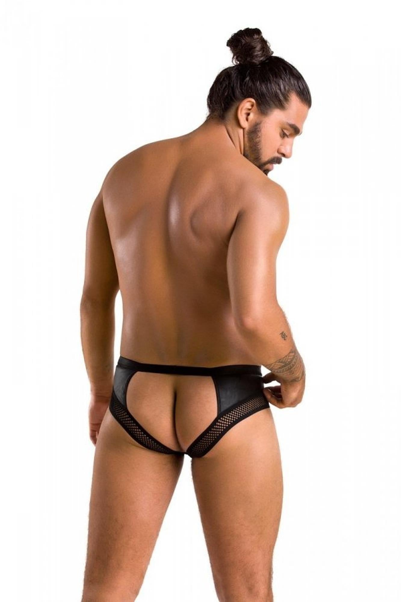 2-030 SLIP OPEN TOM black S/M - Passion-2