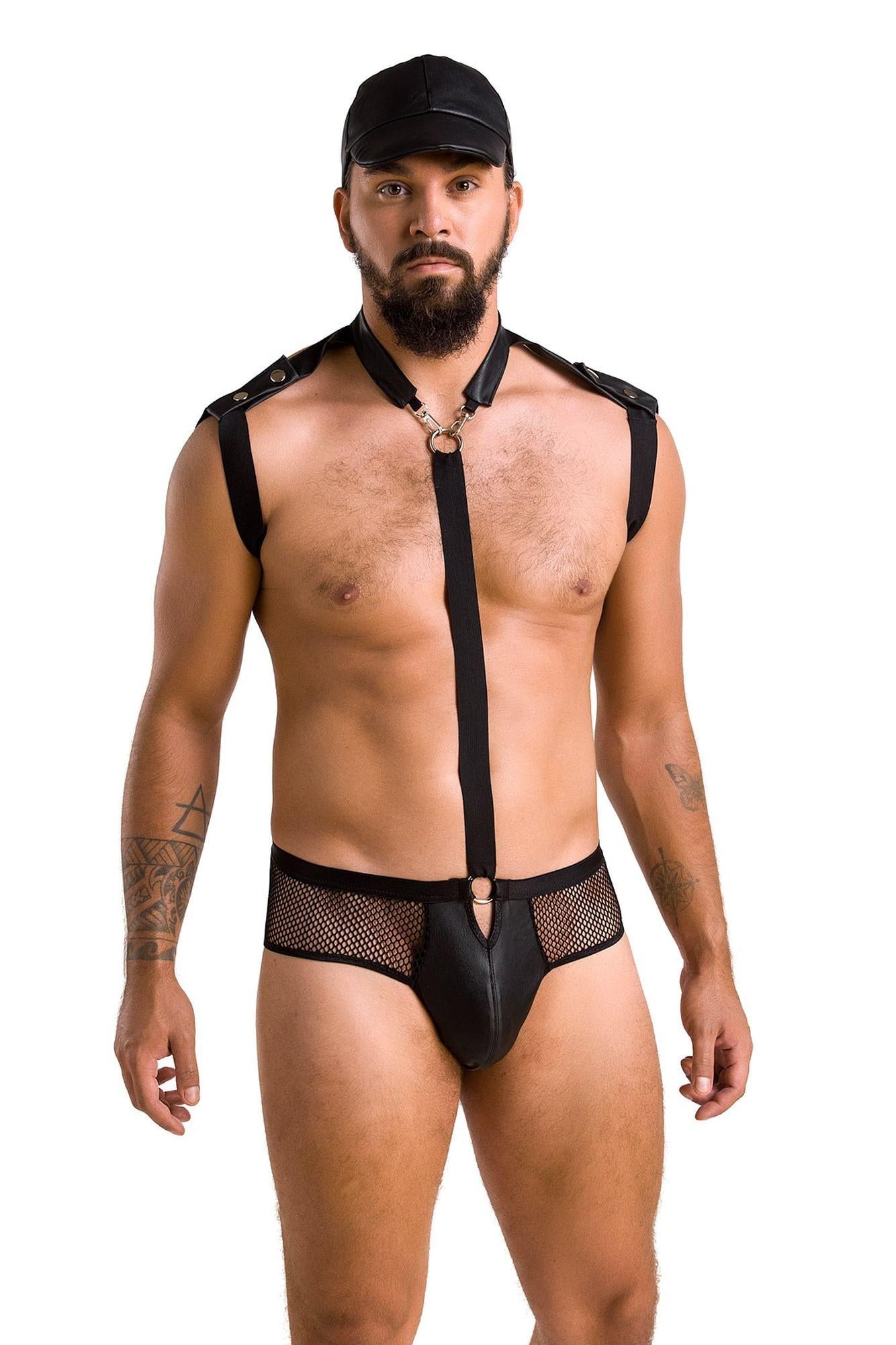 1-038 SET JOHN black L/XL - Passion-1