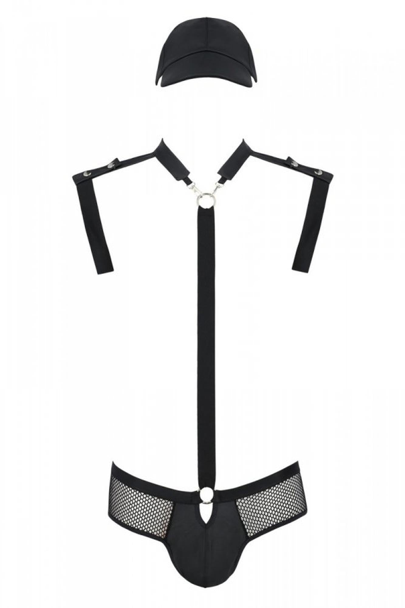 3-038 SET JOHN black XXL/XXXL - Passion-3