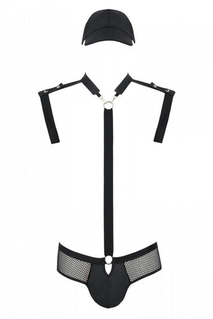 3-038 SET JOHN black XXL/XXXL - Passion-3