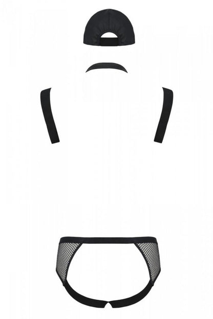 4-038 SET JOHN black XXL/XXXL - Passion-4