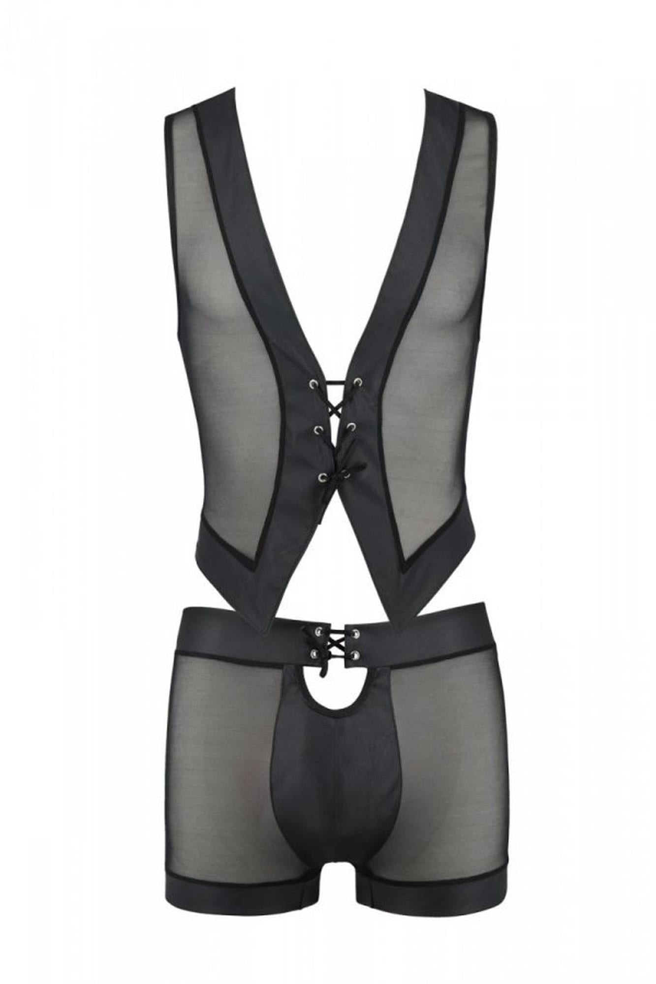 3-053 SET WILLIAM black L/XL - Passion-3