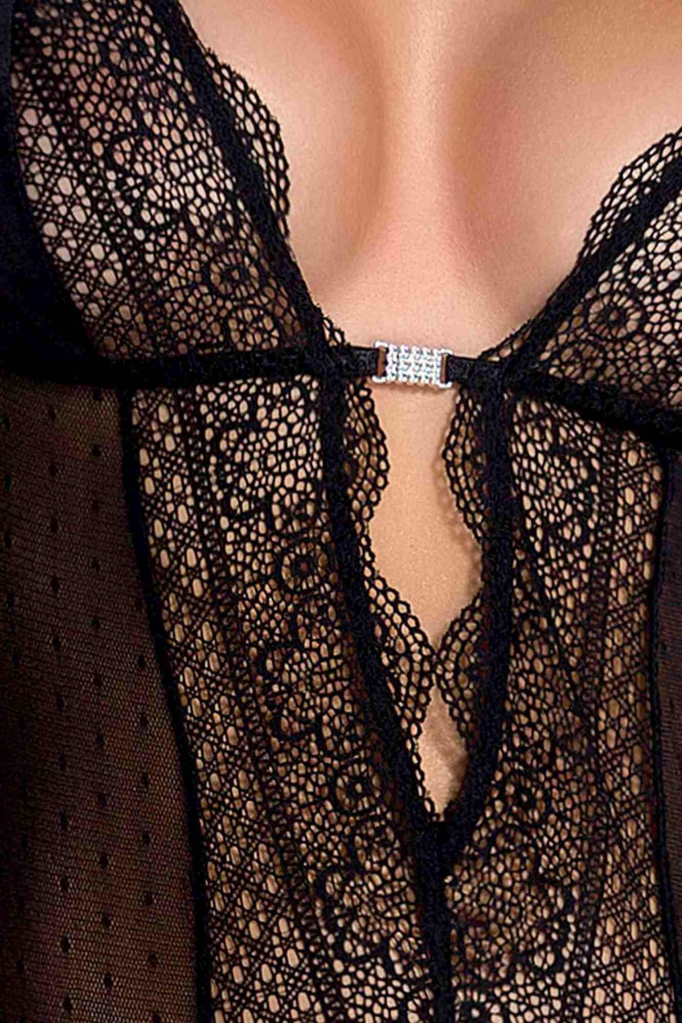 3-Bielizna-CLARISSE CORSET black L/XL - Casmir-3