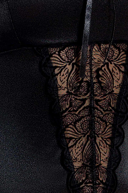 3-Bielizna-LAUREN CORSET black S/M - Casmir-3