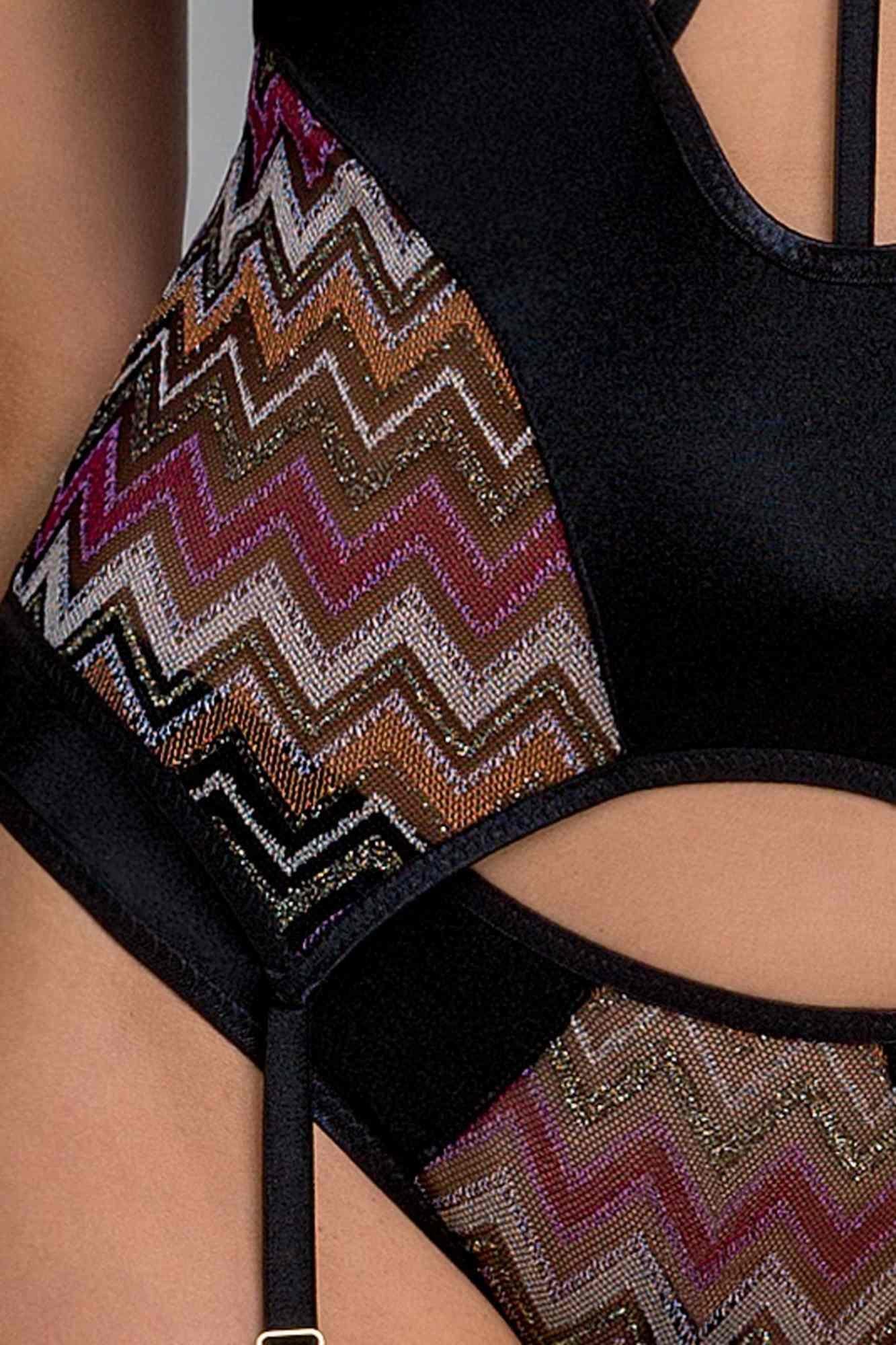 7-Lagerta Corset black S/M-7