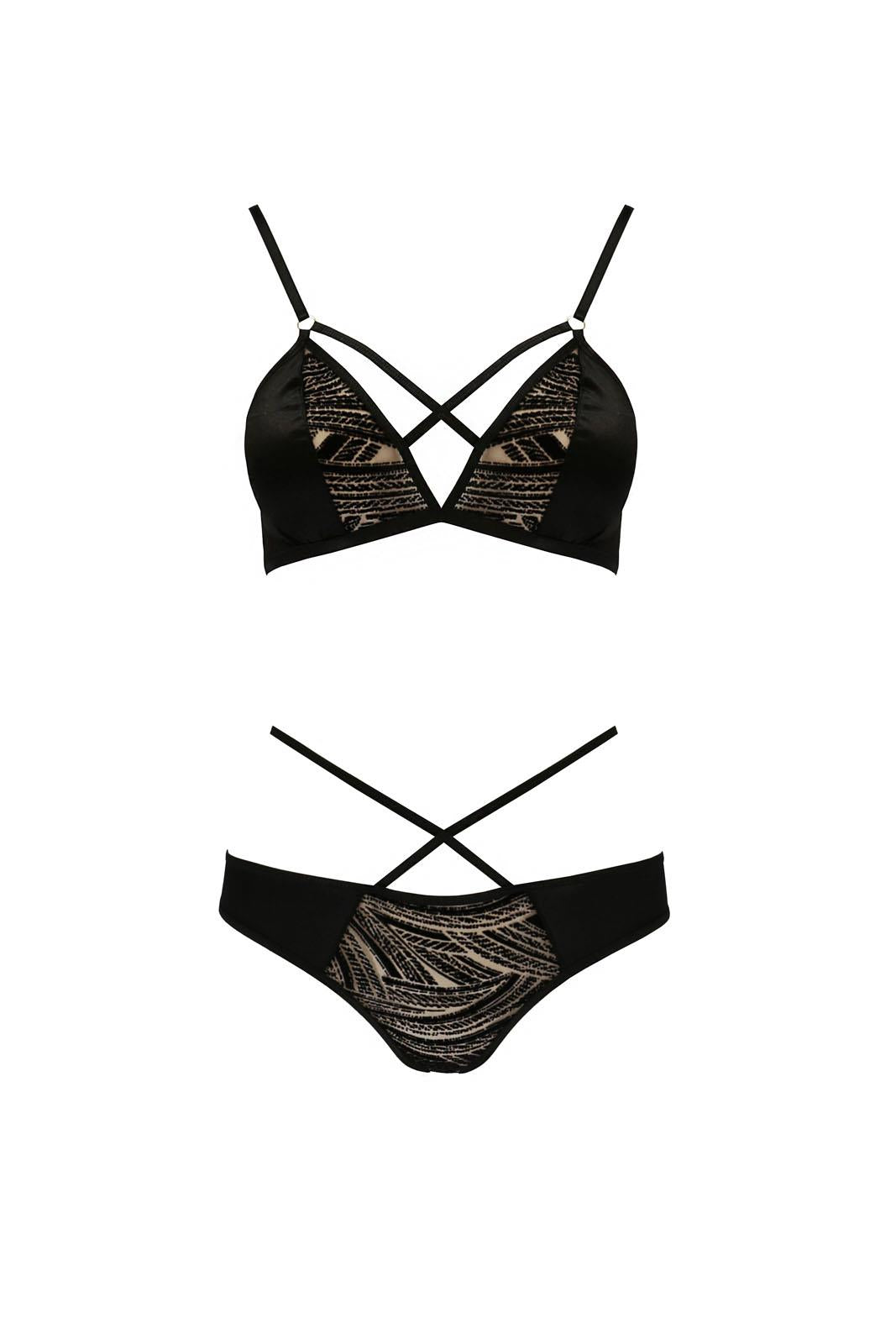 3-Bielizna-LARA BIKINI black S/M - Casmir-3