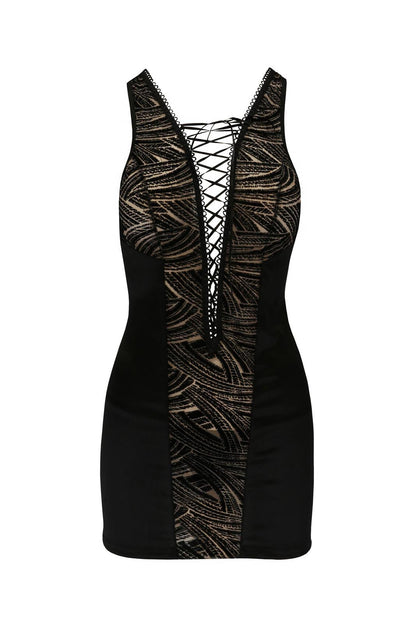 3-Bielizna-LARA CHEMISE black L/XL - Casmir-3
