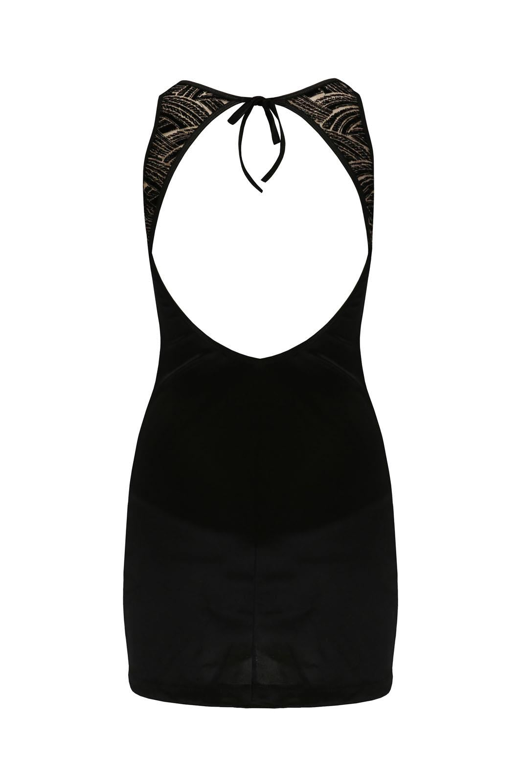 4-Bielizna-LARA CHEMISE black S/M - Casmir-4
