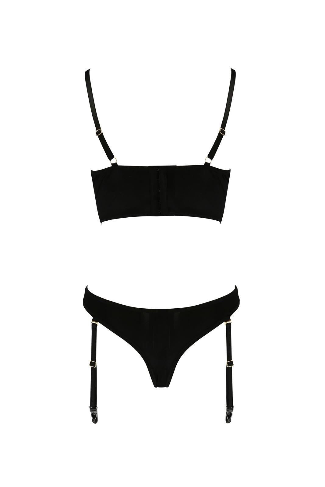 4-Bielizna-LARA SET black L/XL - Casmir-4
