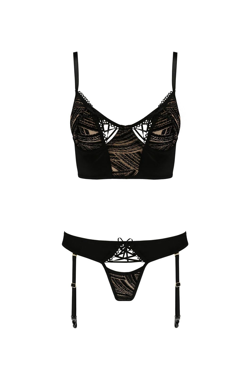 3-Bielizna-LARA SET black XXL/XXXL - Casmir-3