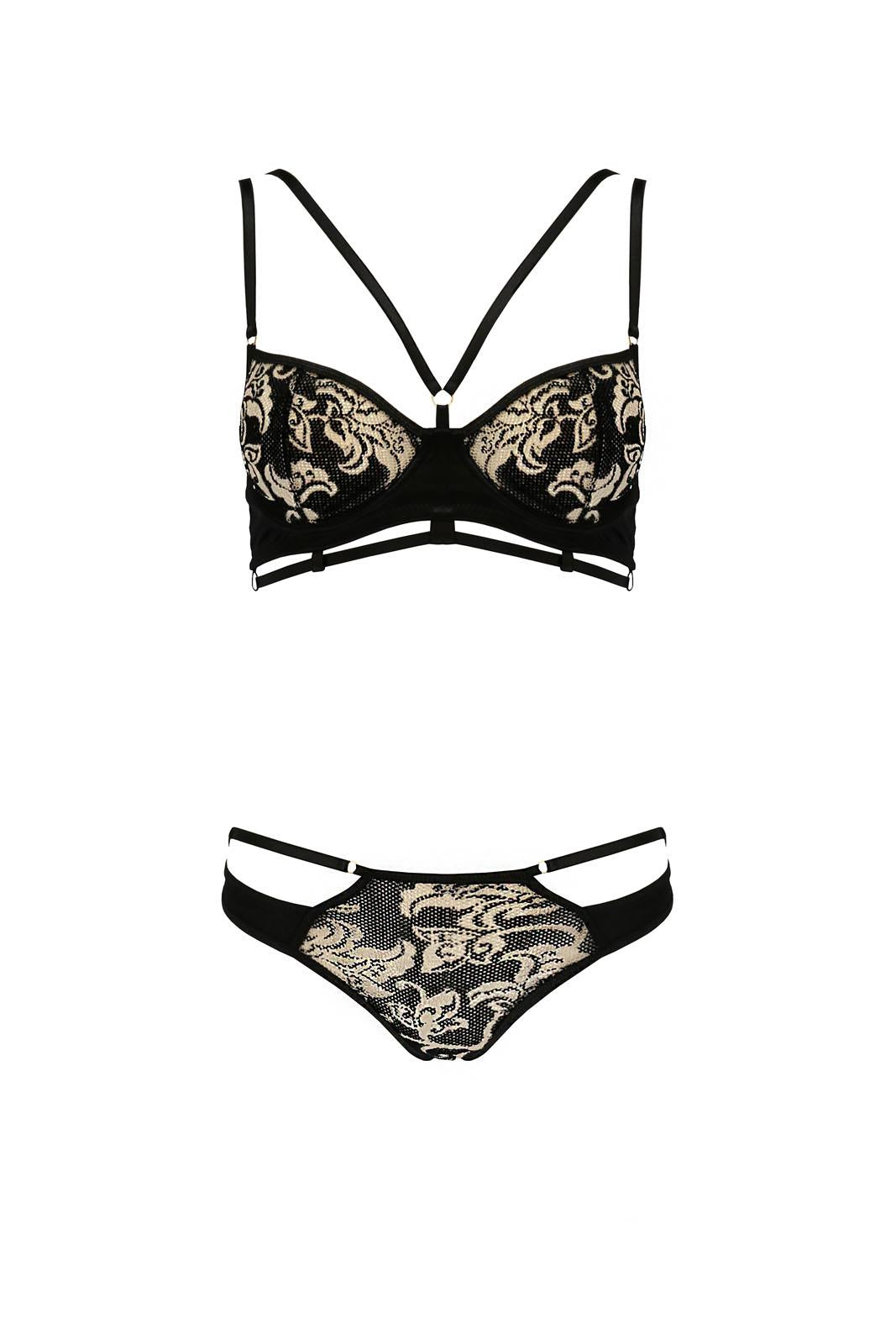 3-Bielizna-VICTORIA BIKINI black L/XL - Casmir-3