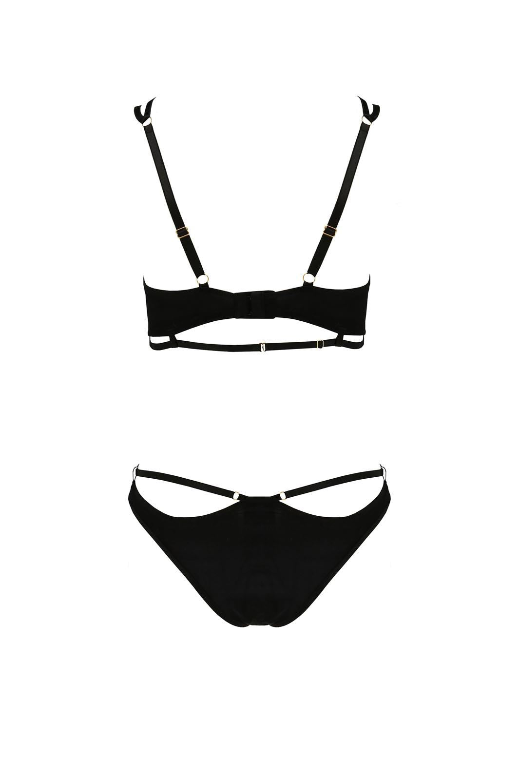 4-Bielizna-VICTORIA BIKINI black S/M - Casmir-4