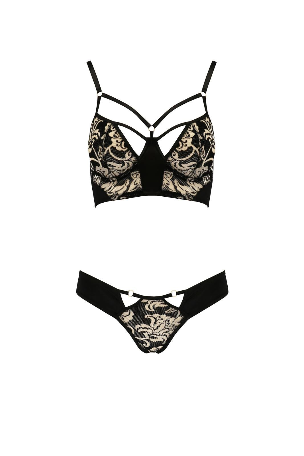 3-Bielizna-VICTORIA SET black XXL/XXXL - Casmir-3